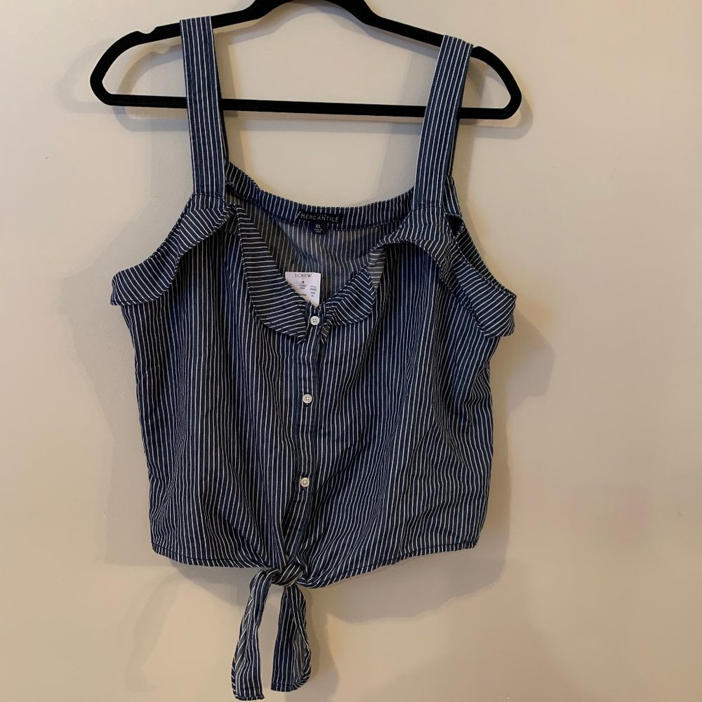 🚫SOLD J.Crew Tie Top